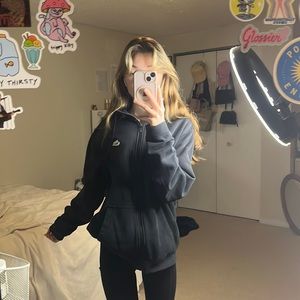 Black Nike zip up hoodie